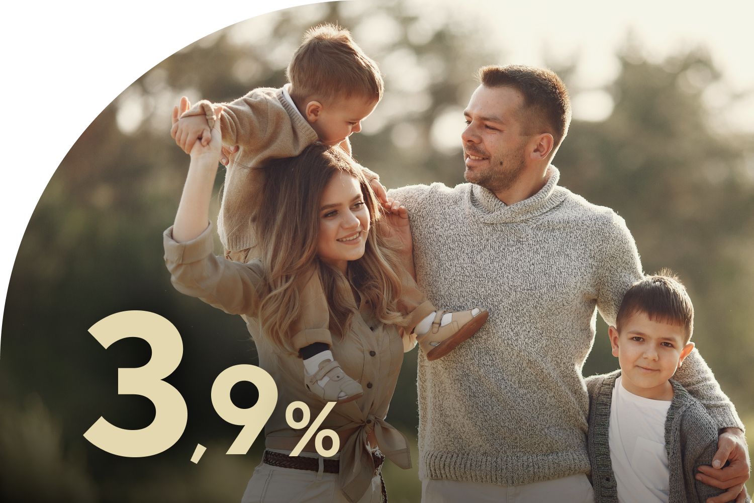 Семейная ипотека от 3,9% на весь срок!