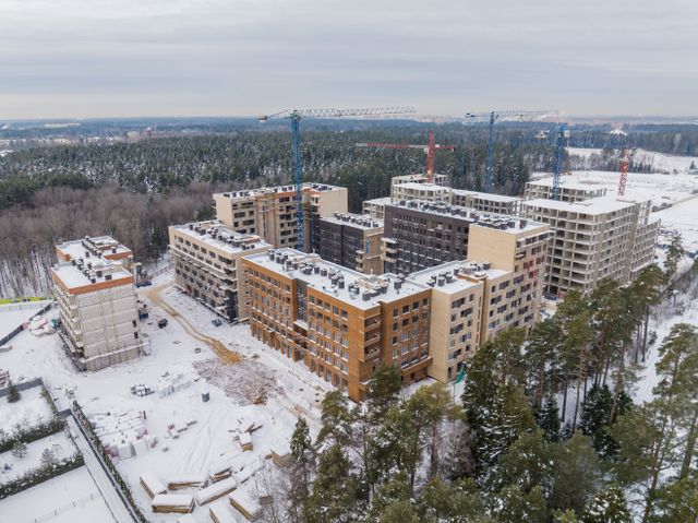Отчет о ходе строительства Никольского квартала Отрада - декабрь